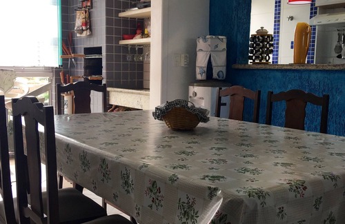 Bertioga Apartment | Beautiful Apartment, V. Mar-5th- up to 7 pes -3 d, 1 st., bh s., s. est./jt., Barbecue q., 1 gr.