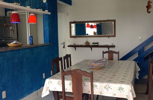 Bertioga Apartment | Beautiful Apartment, V. Mar-5th- up to 7 pes -3 d, 1 st., bh s., s. est./jt., Barbecue q., 1 gr.