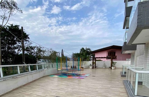 Bertioga Apartment | Beautiful Apartment, V. Mar-5th- up to 7 pes -3 d, 1 st., bh s., s. est./jt., Barbecue q., 1 gr.