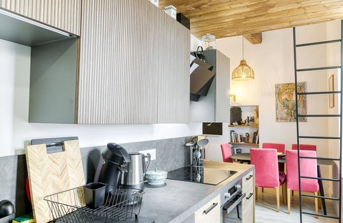 Trevoux Apartment | Beautiful artist's duplex in the historic center