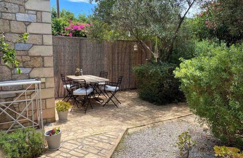 Stoupa Apartment | Beautiful Basement Apartment with Private Terrace