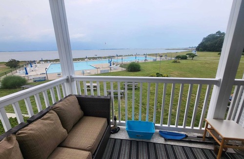 Ocean View Condo | Beautiful Bay Front Condo w/Private Pool - Close to Bethany Beach!