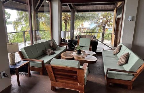 Placencia House | Beautiful Beachfront Island Home, Private Dock, Village Transportation Included