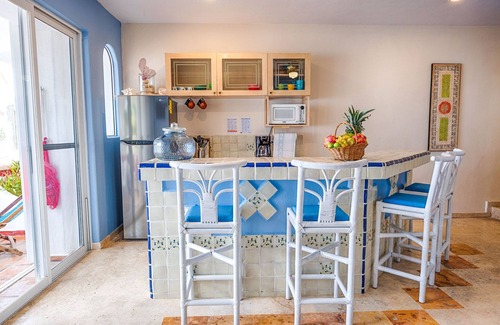 Akumal Condo | Beautiful beachside condo with Caribbean view! AC & WiFi included.