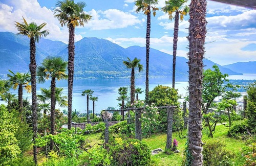 Brione sopra Minusio Villa | Beautiful private villa with private pool, WIFI, TV, patio, pets allowed, panoramic view and par.