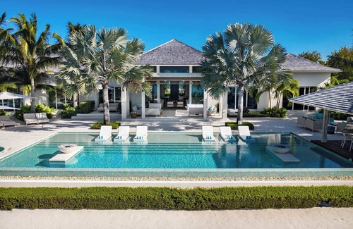 Leeward Settlement Villa | Beautiful contemporary style villa on the beach