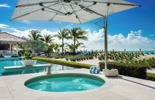 Leeward Settlement Villa | Beautiful contemporary style villa on the beach