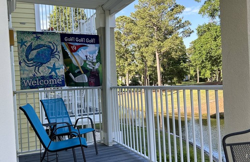 Calabash Condo | Beautiful condo overlooking the 8th hole on Magnolia course,lagoon with turtles.