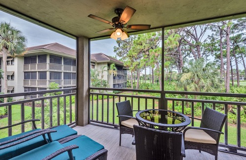 Bonita Bay Condo | Beautiful Condo with great views of lake & golf course, access to Private Beach
