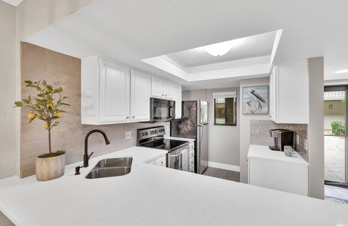 Bonita Bay Condo | Beautiful Condo in Gated Bonita Bay! Private Beach with shuttle opening soon!