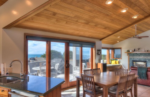 Sea Ranch House | Beautiful decor throughout this 3 BR/3.5 bath home with dramatic ocean views