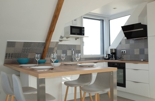 Port-Louis Apartment | Beautiful duplex apartment with panoramic view located 30 m from the sea