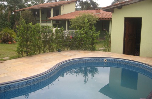 Mairipora House | Beautiful farmhouse in the middle of nature, swimming pool, barbecue, fireplace and Wi-Fi