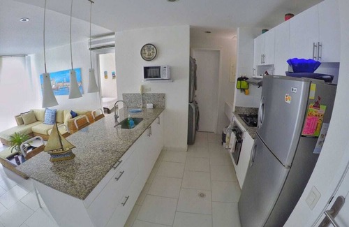 La Boquilla Apartment | Beautiful + fully equipped 2 bedroom apt. Pool +beach view!