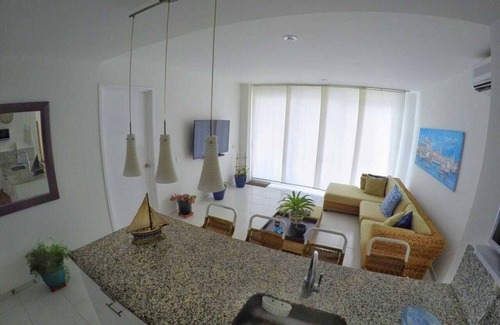 La Boquilla Apartment | Beautiful + fully equipped 2 bedroom apt. Pool +beach view!