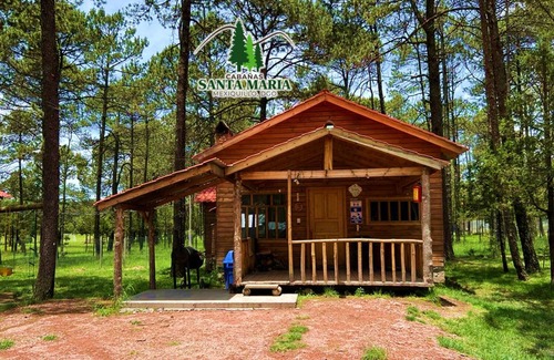 Pueblo Nuevo Cabin | Beautiful fully equipped cabin with fireplace.