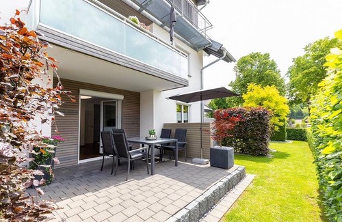 Diepoldshofen Apartment | Beautiful Holiday Apartment "Haus-Königin" with Private Terrace, Garden & Wi-Fi