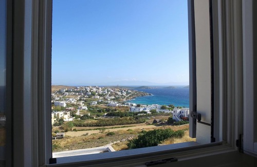 Azolimnos House | Beautiful holiday house with great sea view, wifi, 6 pers. | Syros, Kyklades