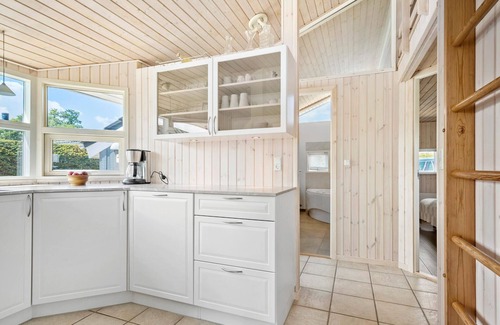 Bjert House | Beautiful home in Bjert with kitchen