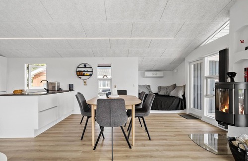 Bjert House | Beautiful home in Bjert with sauna