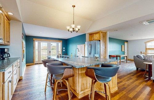 Town of Milo House | Beautiful home in wine country w/deck, peaceful views & close to town