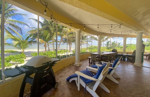 El Placer Villa | Beautiful home w/private white sand beach on the Caribbean; a/c in every room!