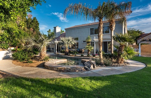 Topaz House | Beautiful home with huge, lush, private backyard and Beach Entry Pool!