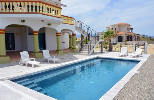 La Ribera House | Beautiful home with separate Casita, Ocean Views, Pool, 100 yards to the beach!