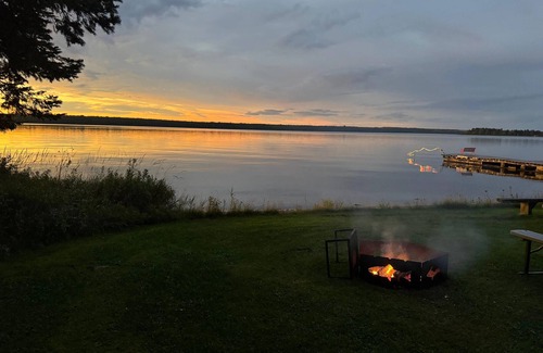 Skanee Cottage | Beautiful Huron Bay sunsets from your own private beach.