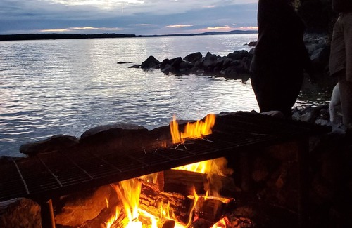 North Washington Ski Chalet | Beautiful Lakefront Home with Stunning Sunsets and Private Beach!