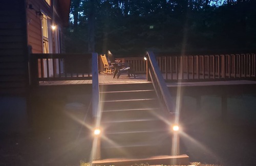 Clarksville Cottage | Beautiful Lake Cottage with water access, private dock in cove and fire pit