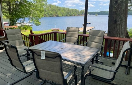 Acton House | Beautiful lake house on Upper Mousam Lake, in Shapleigh, ME by Hubbard's Cove.