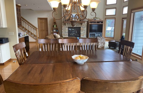 McHenry House | Beautiful Lakefront Home with Hot Tub Near Mountain and Attractions