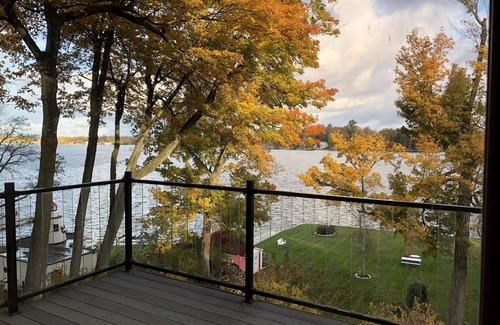 Paw Paw Lake House | Beautiful lakeview! 1 block to the public beach access, Boat dock AVALABLE!