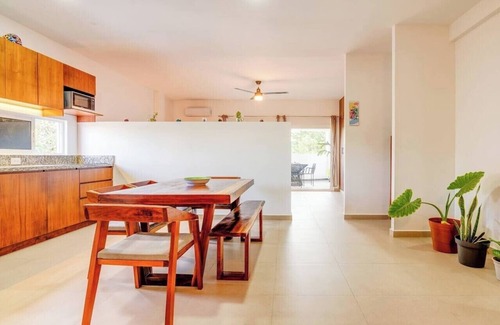 Ejidal Apartment | Beautiful loft in Playa del Carmen: roof pool, balcony, gym high-speed internet