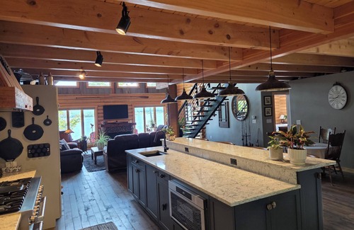 Boularderie Cabin | Beautiful Log Cabin on the water, in Cape Breton, minutes to the Cabot Trail.