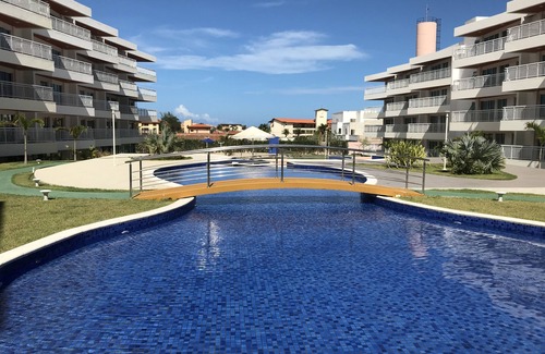 Porto das Dunas Apartment | Beautiful luxury apartment, 3 suites, 55" TV, swimming pools, air conditioning, complete, 400m from the beach, cond.