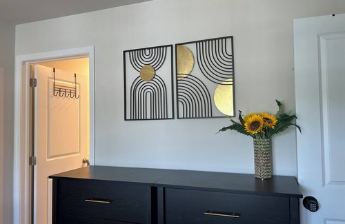 Sicklerville House | Beautiful master bedroom suite w/ King bed and attached bathroom!