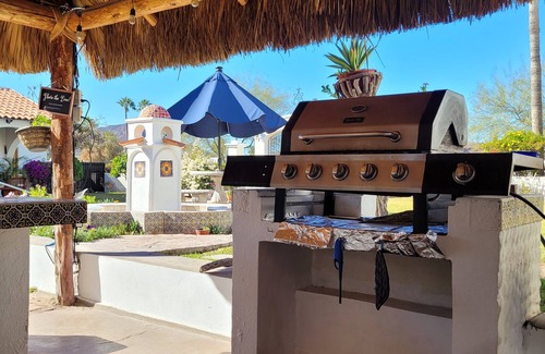San Carlos Villa | Beautiful mexican hacienda pristine pool, bar-grill palapa close to the beach