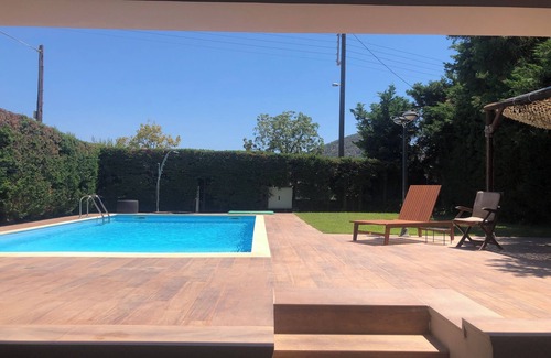 Kropia Apartment | Beautiful Modern apartment private pool in quiet neighborhood,Agia Marina Koropi