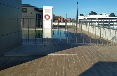San Sebastian House | beautiful new penthouse with pool, terrace and garage