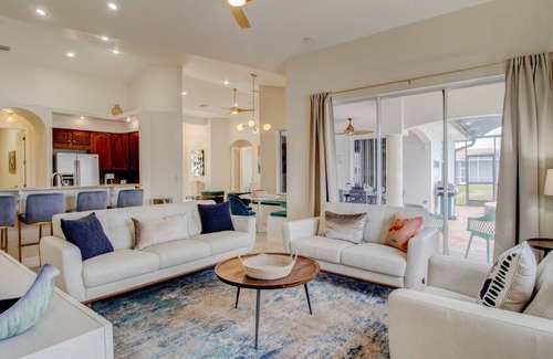 Burnt Store Villa | Beautiful Pool Home with Gulf access
