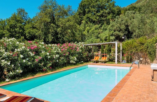 Pieve a Nievole Villa | Beautiful private villa with hot tub, A/C, WIFI, private pool, TV, patio and pets allowed