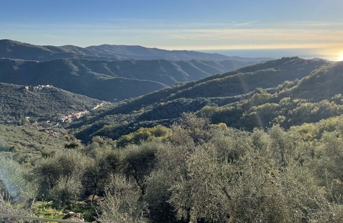 Valloria House | Beautiful private villa with WIFI, hot tub, private pool, TV, terrace, panoramic view and parking
