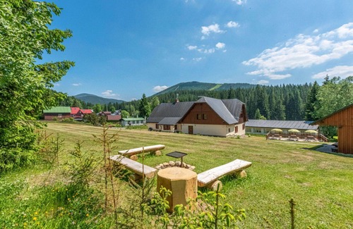 Harrachov House | Beautiful private villa for 28 people with WIFI, TV, patio and panoramic view