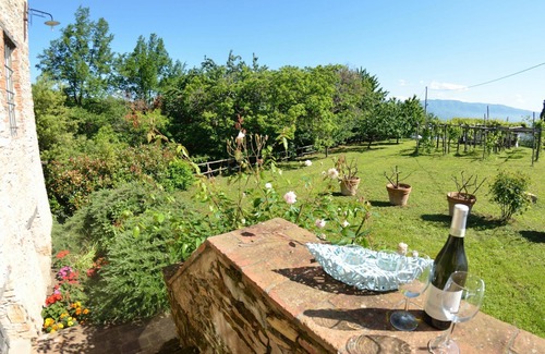 Vicopelago Villa | Beautiful private villa with private pool, internet, A/C, TV, patio, panoramic view, close to Lucca