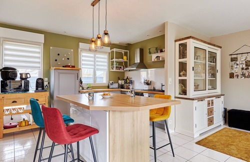 Portbail House | Beautiful private villa for 2 guests with WIFI, terrace and pets allowed