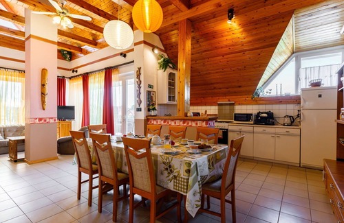 Balatonlelle House | Beautiful private villa for 15 guests with private pool, A/C, WIFI, TV, terrace and pets allowed