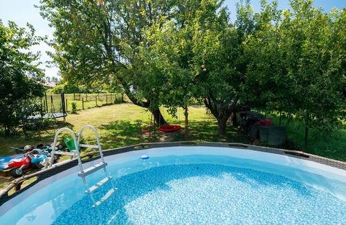 Fonyod House | Beautiful private villa for 3 people with A/C, WIFI, private pool, TV and patio