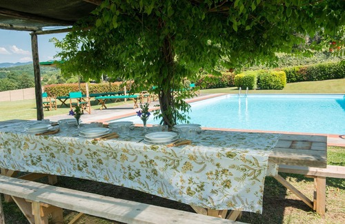 Vicchio Villa | Beautiful private villa for 12 people with private pool, WIFI, TV, terrace and panoramic view